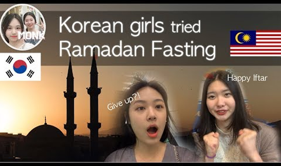 Korean girls tried Ramadan fasting!